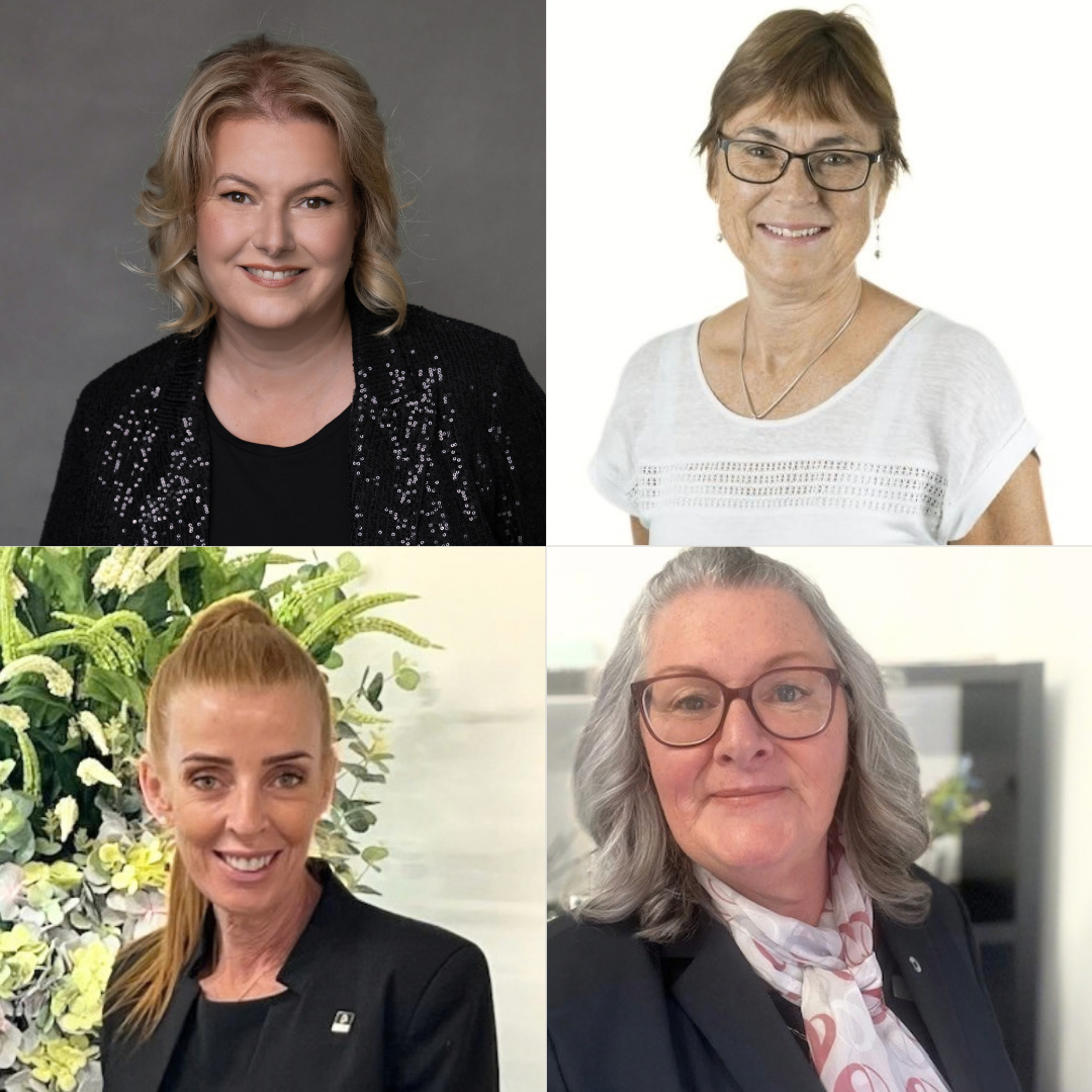 Dr Deb Harley, Amy Fisher, Alyson Burchell and Robyn Woods