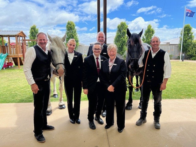 Tuckers funeral directors with horses