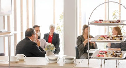 people at a reception