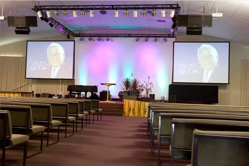 Main auditorium at Highton Chapel